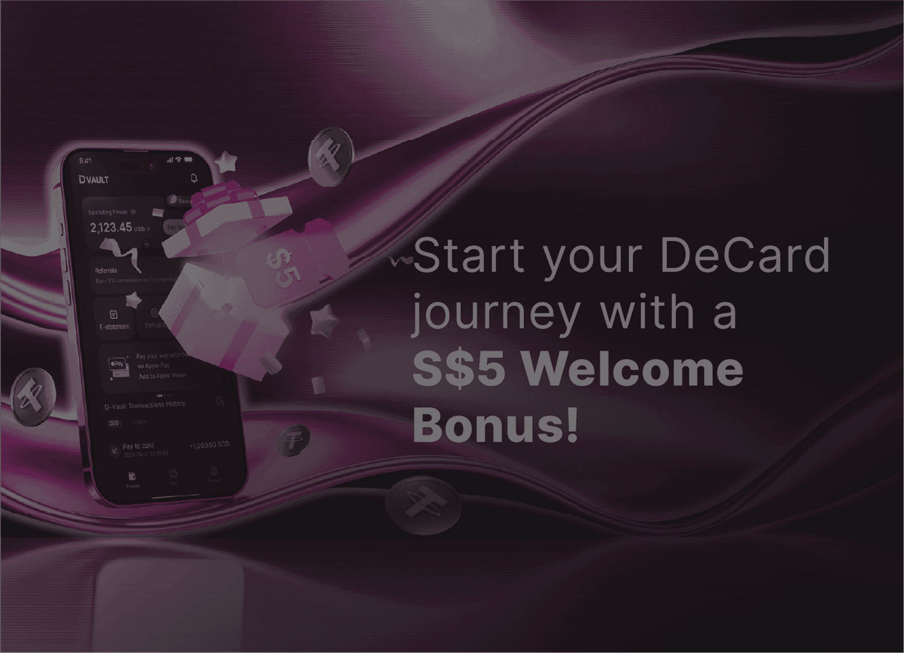 Claim your FREE S$5 Welcome Bonus!